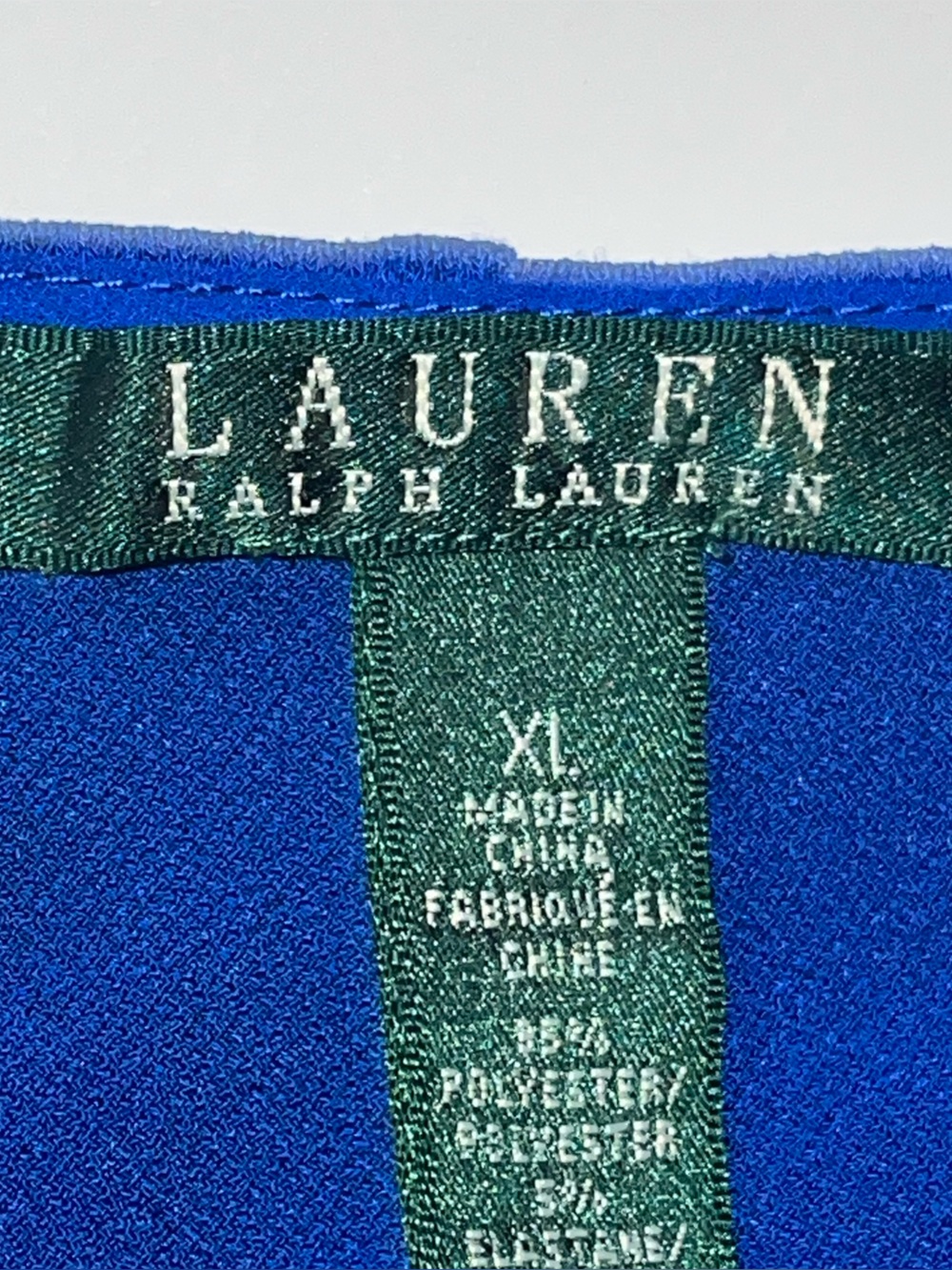 Lauren Ralph Lauren Blue Tunic XL‎ Top - Picture 4 of 11